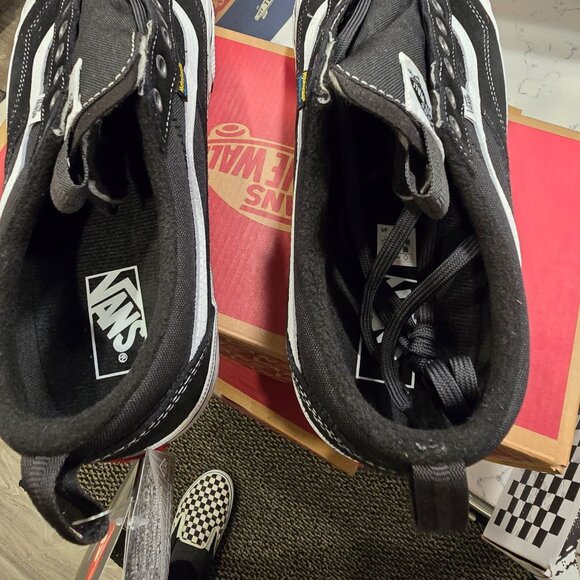 Vans Mte Old Skool Waterproof Black White VN000CVNBA2 Mens Size 13 Shoes NEW - Picture 10 of 12